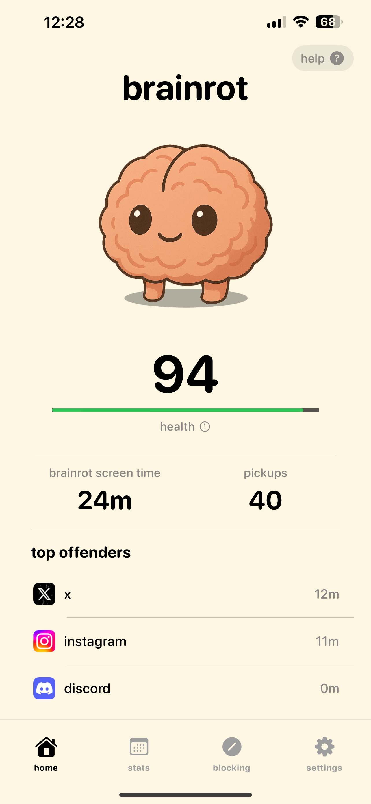Brainrot App Screenshot